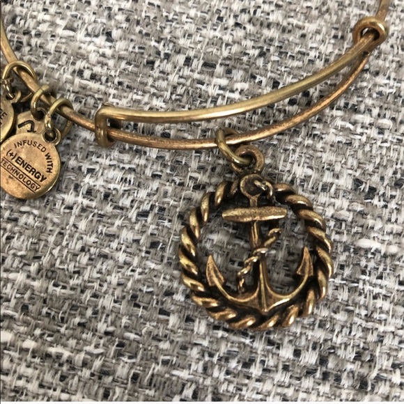 ⚓️ NAUTICAL BUNDLE 🛍 2 Alex & Ani bracelets gold - Picture 4 of 5